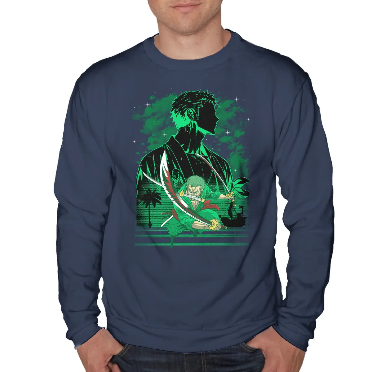 Iron Ronin Shadow Art Sweatshirt - Image 4