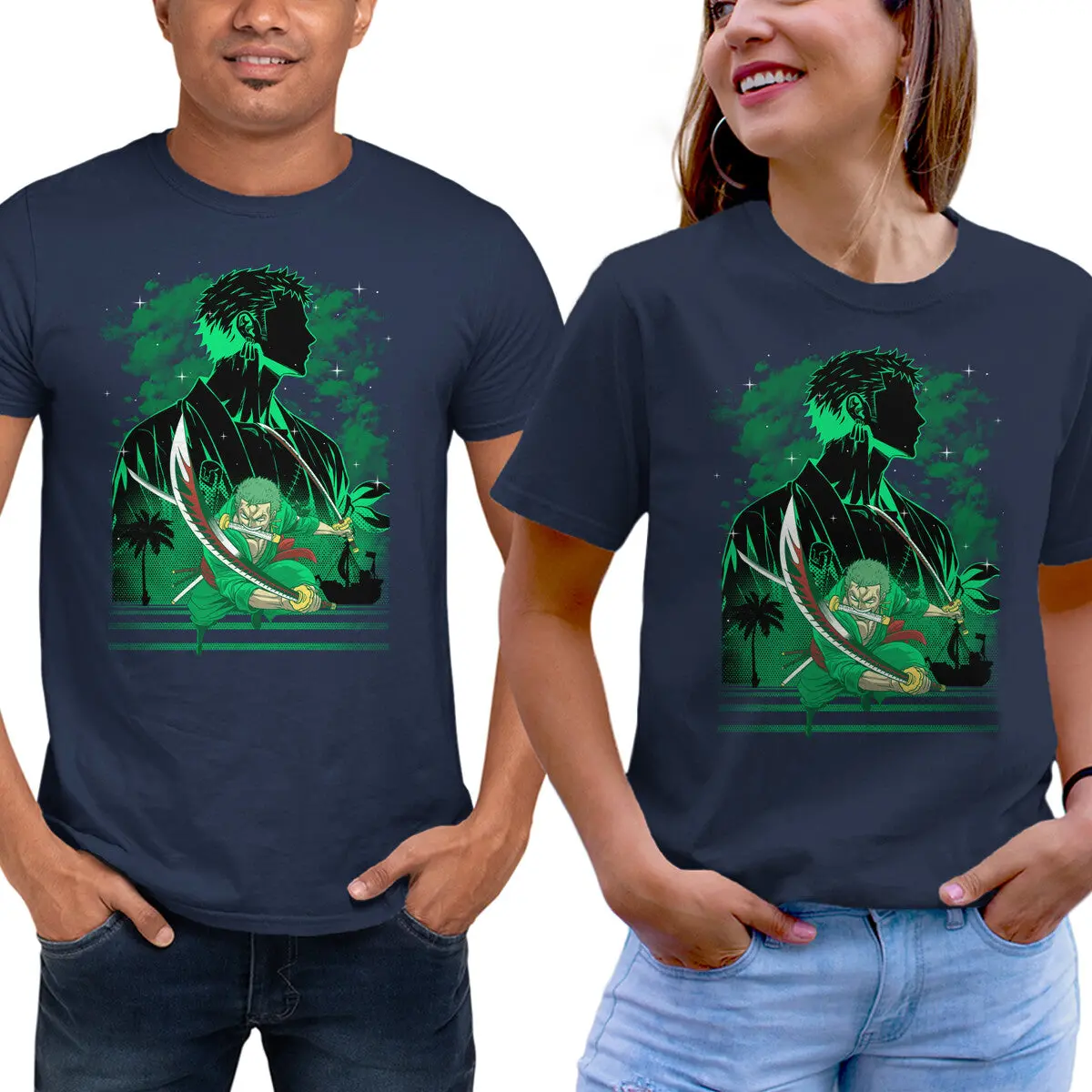 Iron Ronin Shadow Line Art T-Shirt - Image 5
