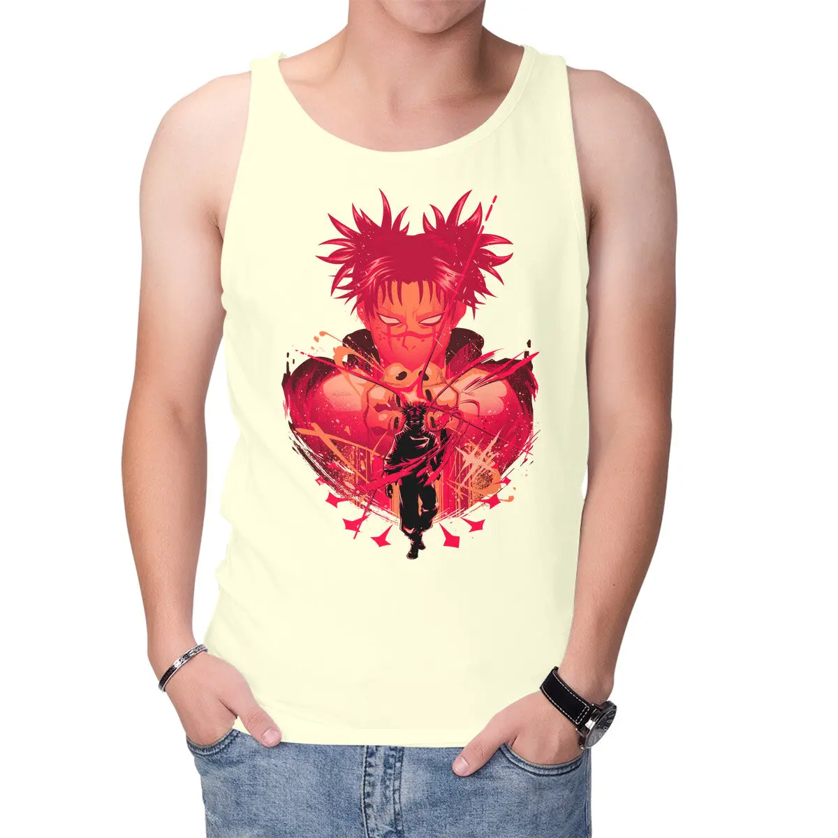 Blood Manipulation Graphic Tank Top - Image 10