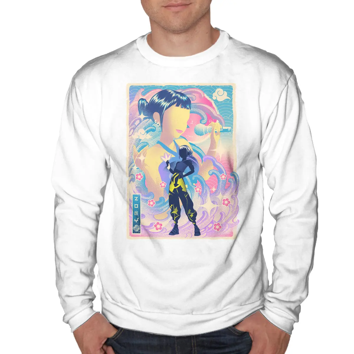 Musha-E Unisex Sweatshirt – Cute Maknae-Inspired Crew Neck - Image 4