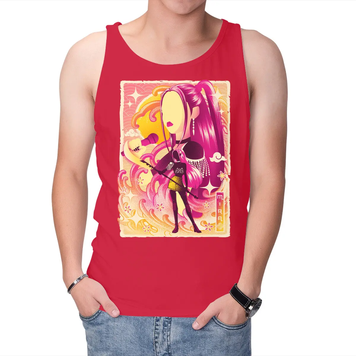 Musha-E Black Sheep Graphic Tank Top - Image 7