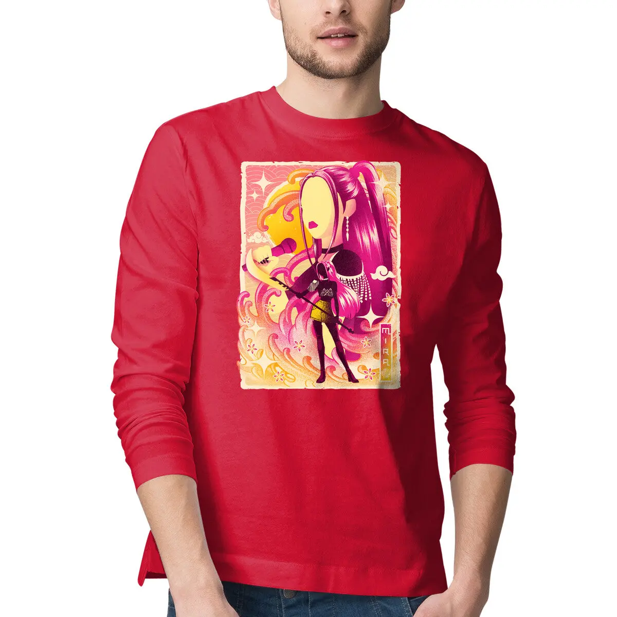 Musha-E Black Sheep Men's Long-Sleeve T-Shirt - Image 4