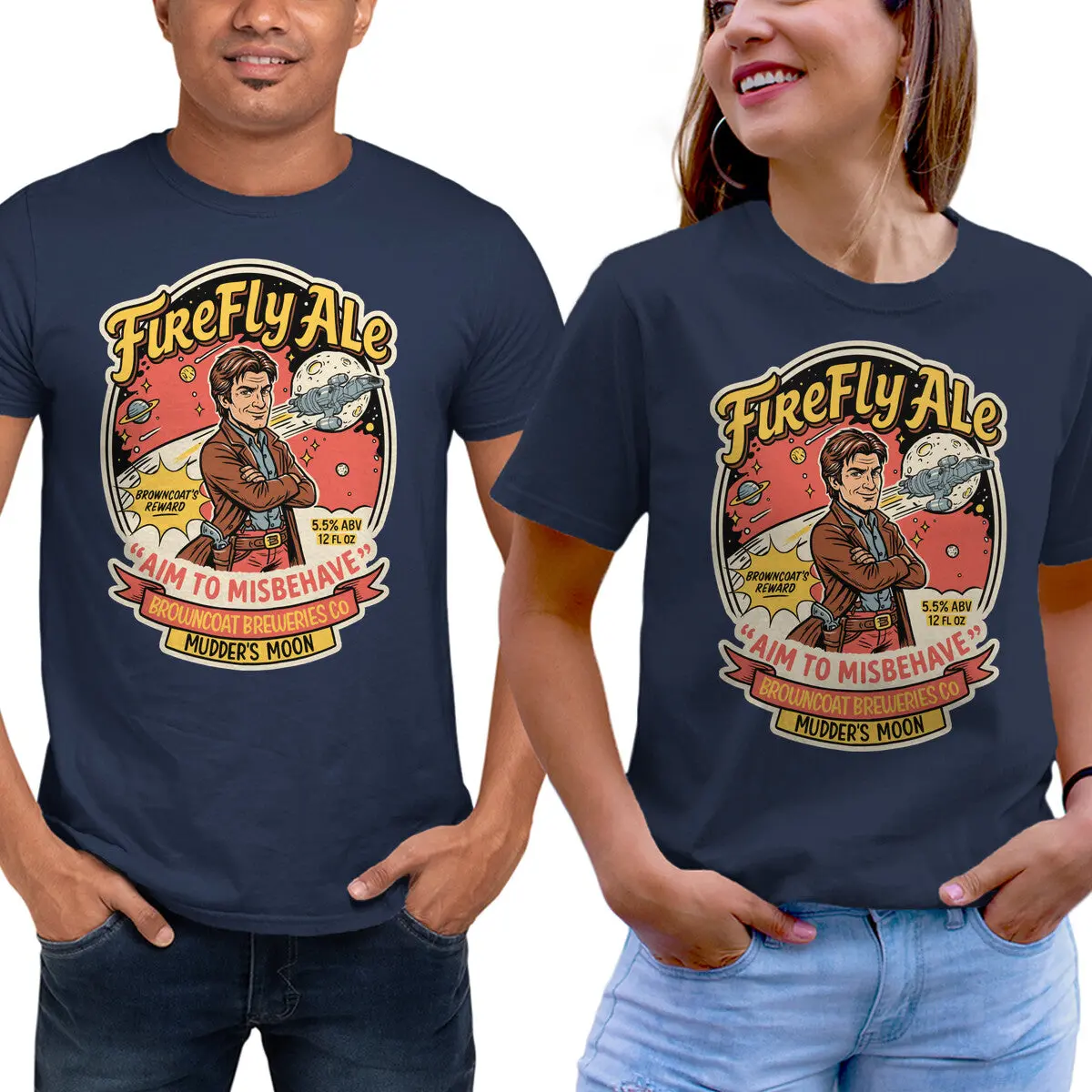 Browncoat Breweries Unisex T-Shirt - Image 9