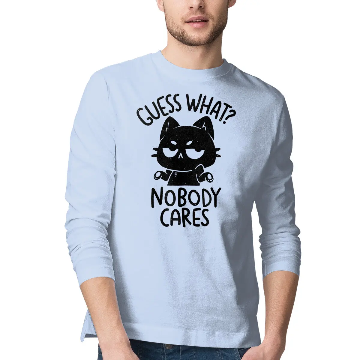 Sarcastic Long-Sleeve T-Shirt for Men - Image 4