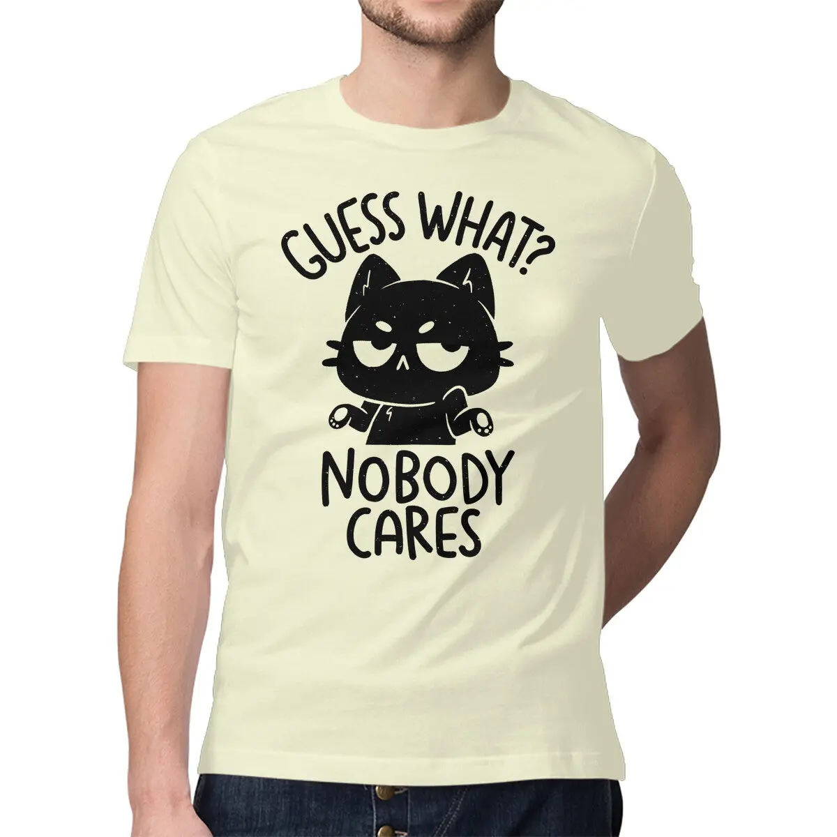 Nobody Cares – Premium Men's Graphic T-Shirt - Image 13