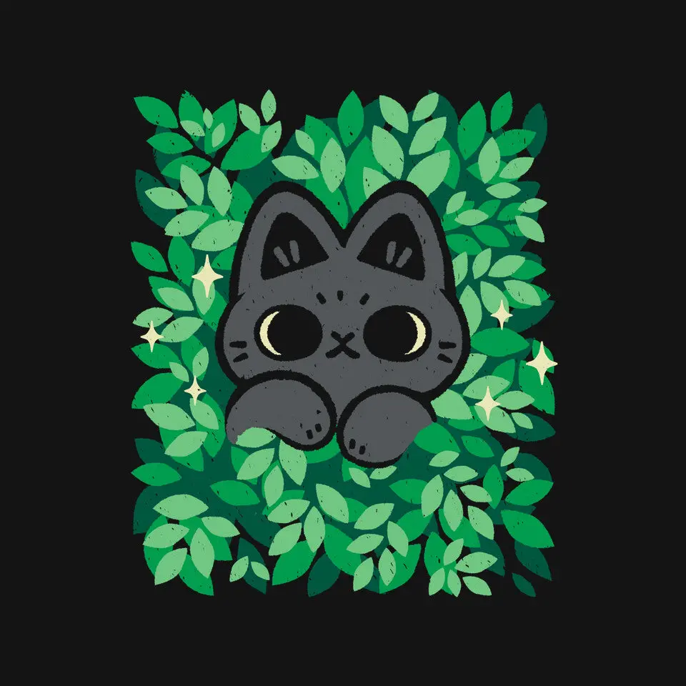 Cute Black Cat Peeking 3
