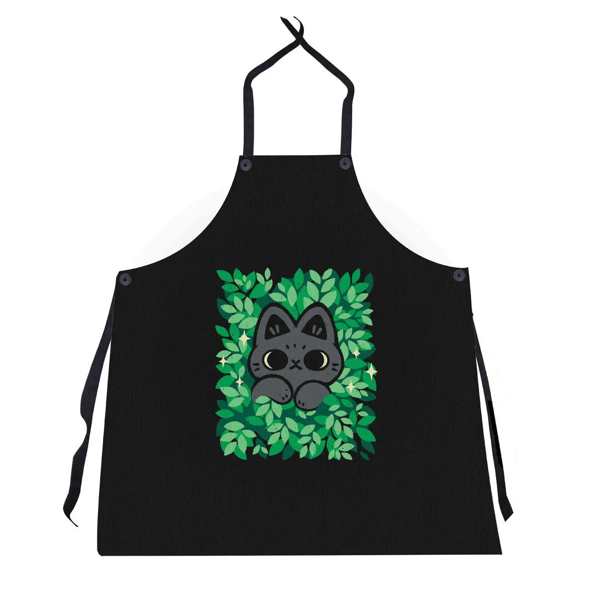 Cute Black Cat Peeking 1