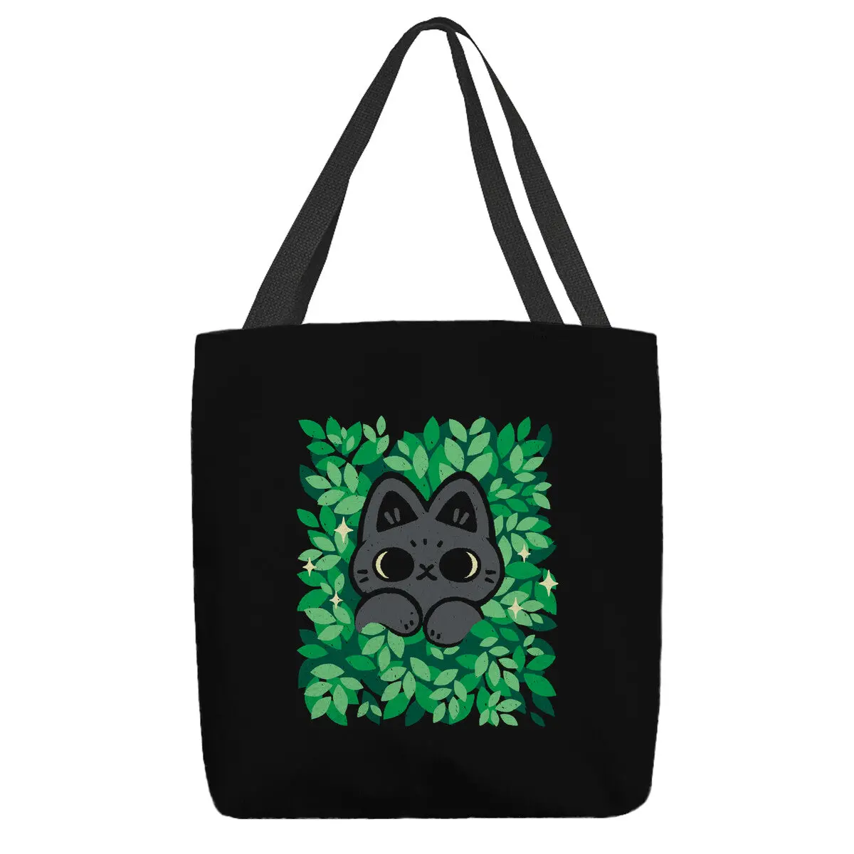 Cute Black Cat Peeking 1