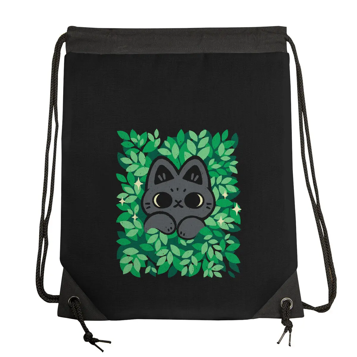 Cute Black Cat Peeking 1