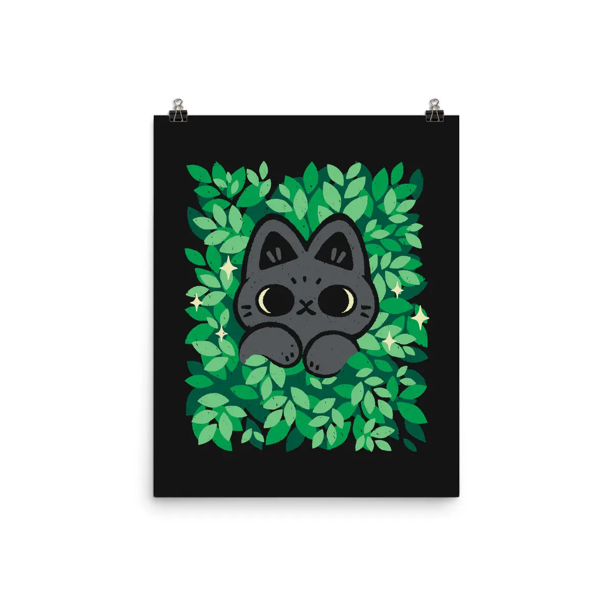 Cute Black Cat Peeking 1