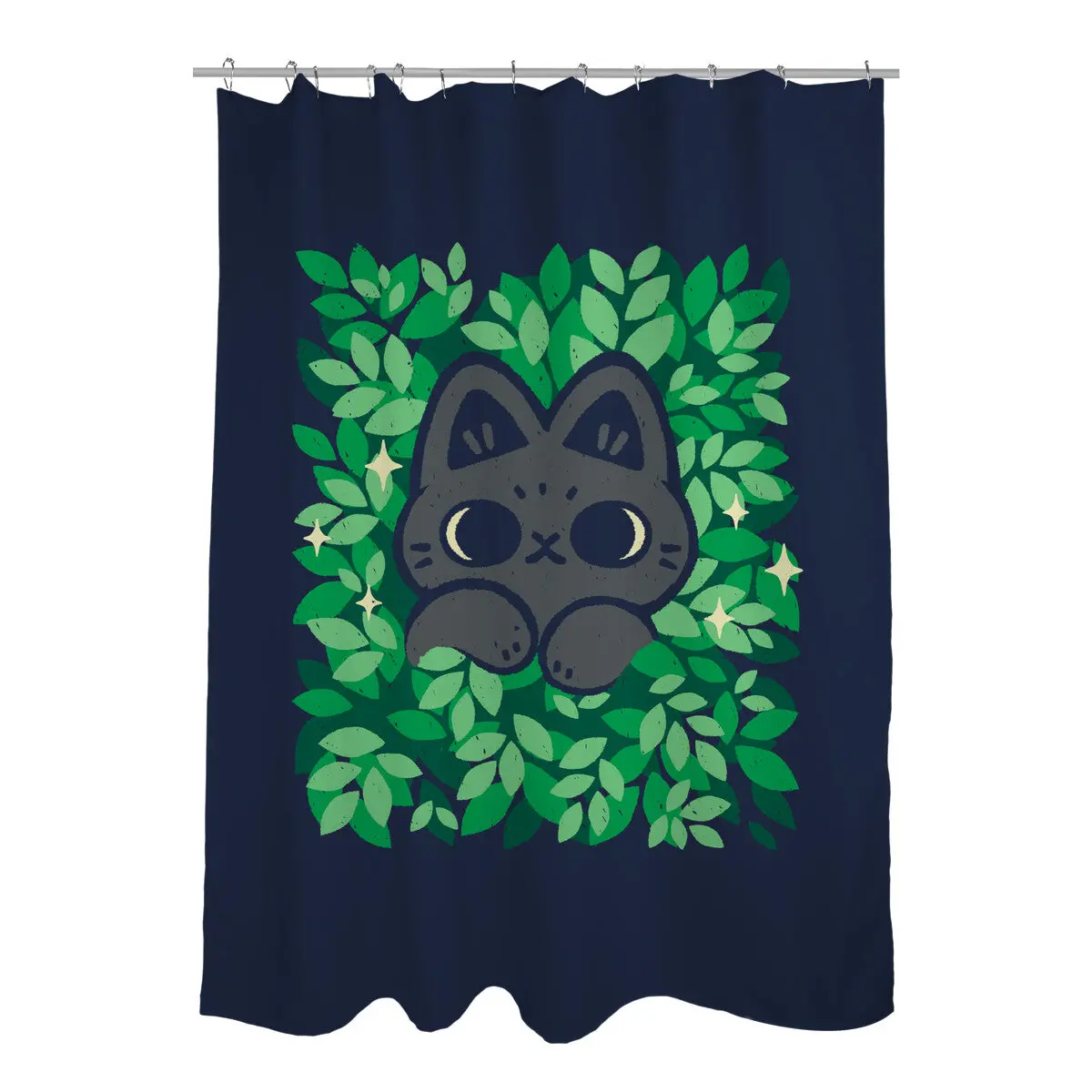 Cute Black Cat Peeking 2