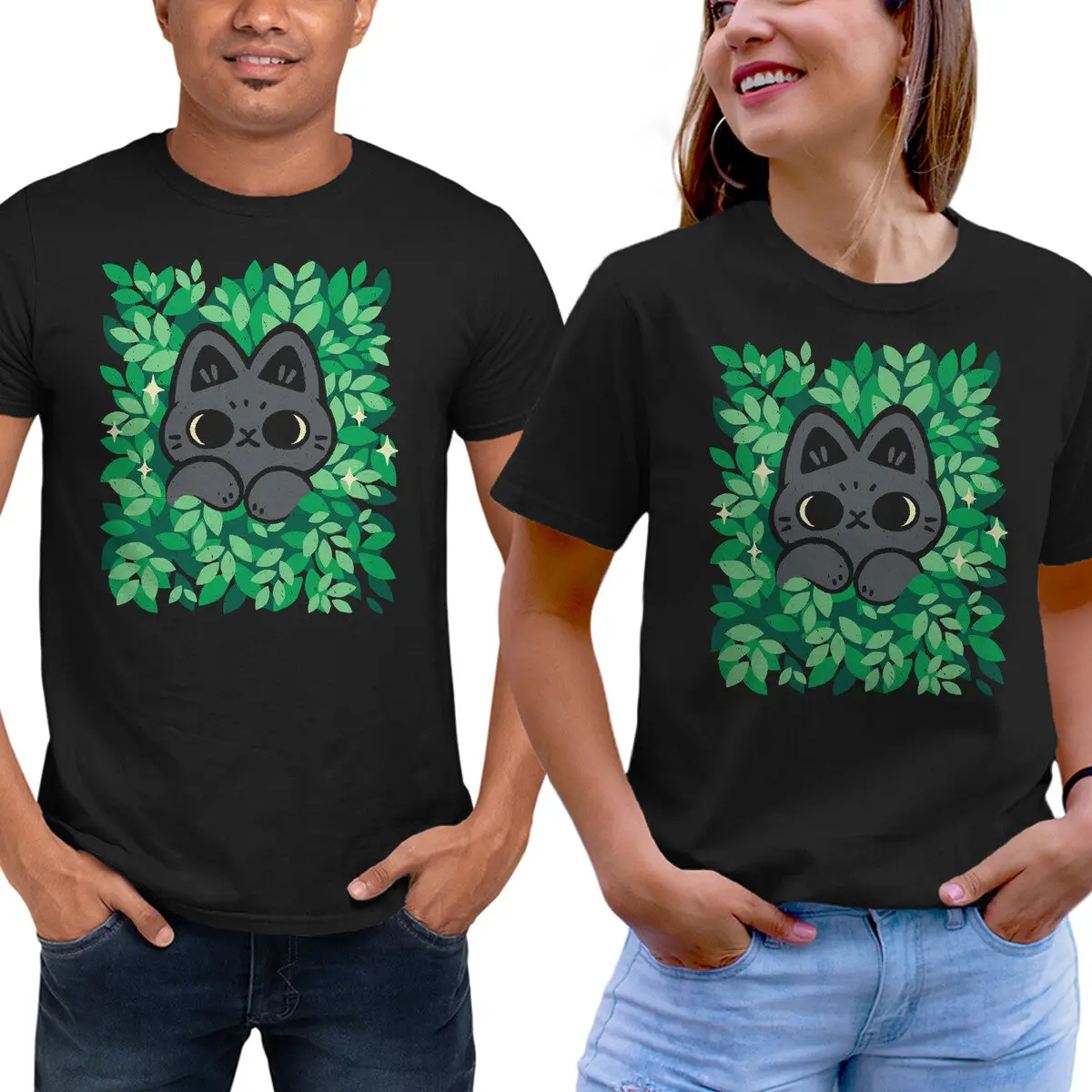 Cute Black Cat Peeking 1