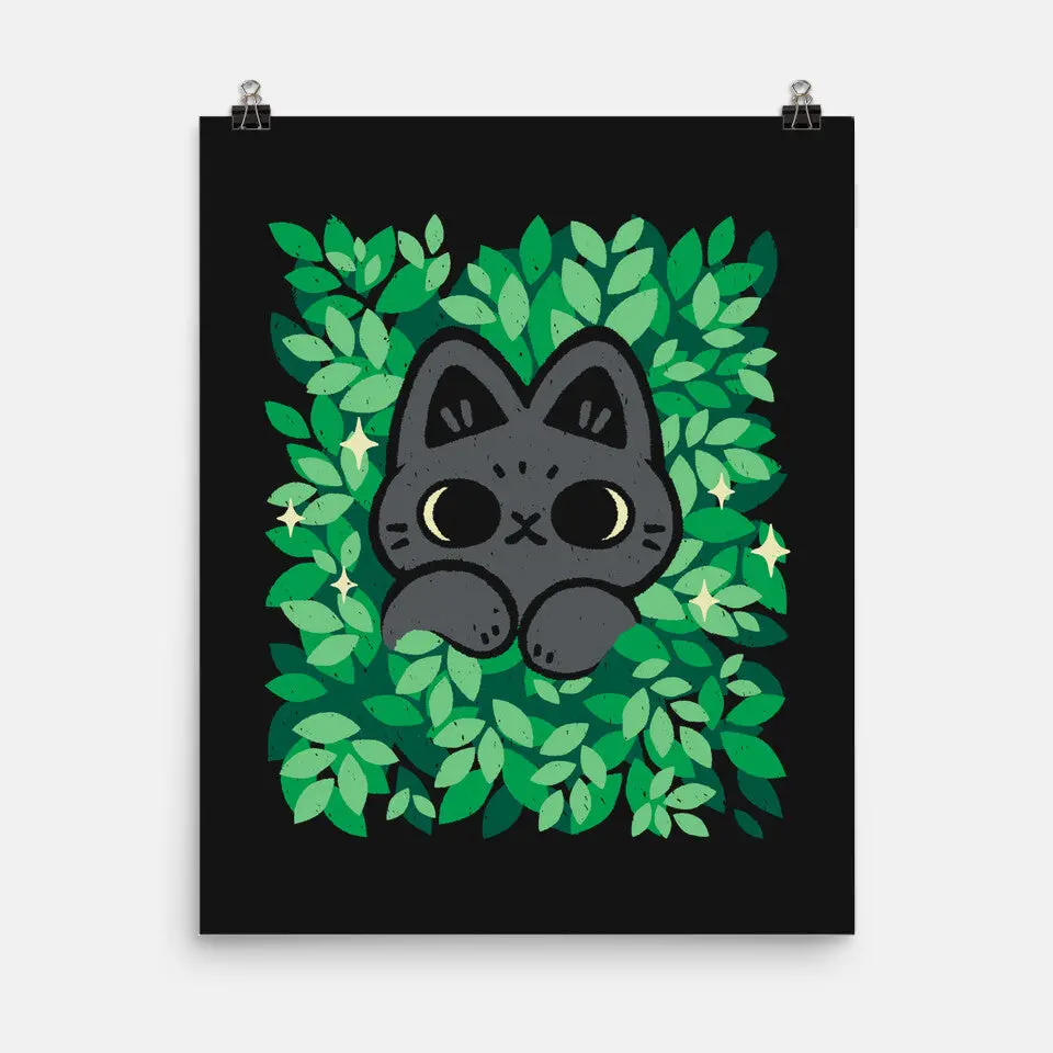 Cute Black Cat Peeking 2