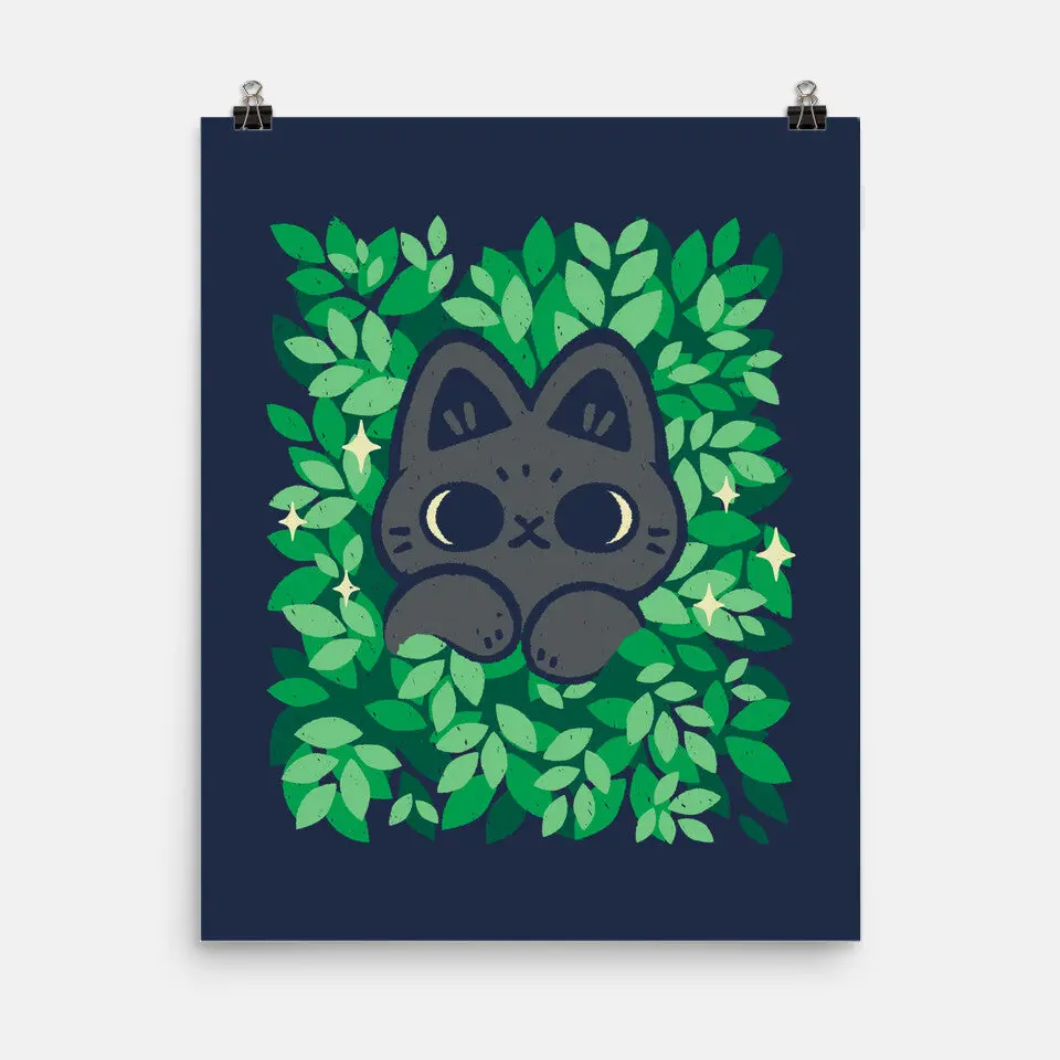 Cute Black Cat Peeking 5