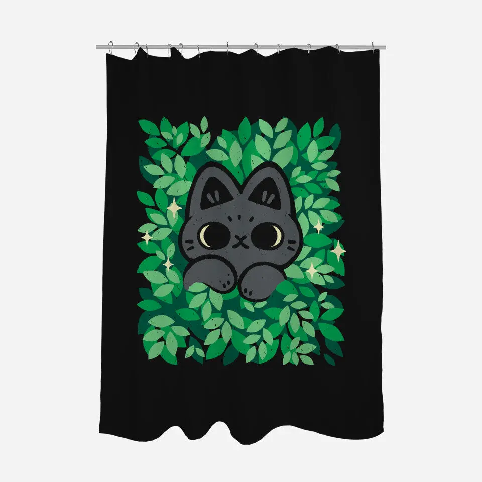 Cute Black Cat Peeking 2