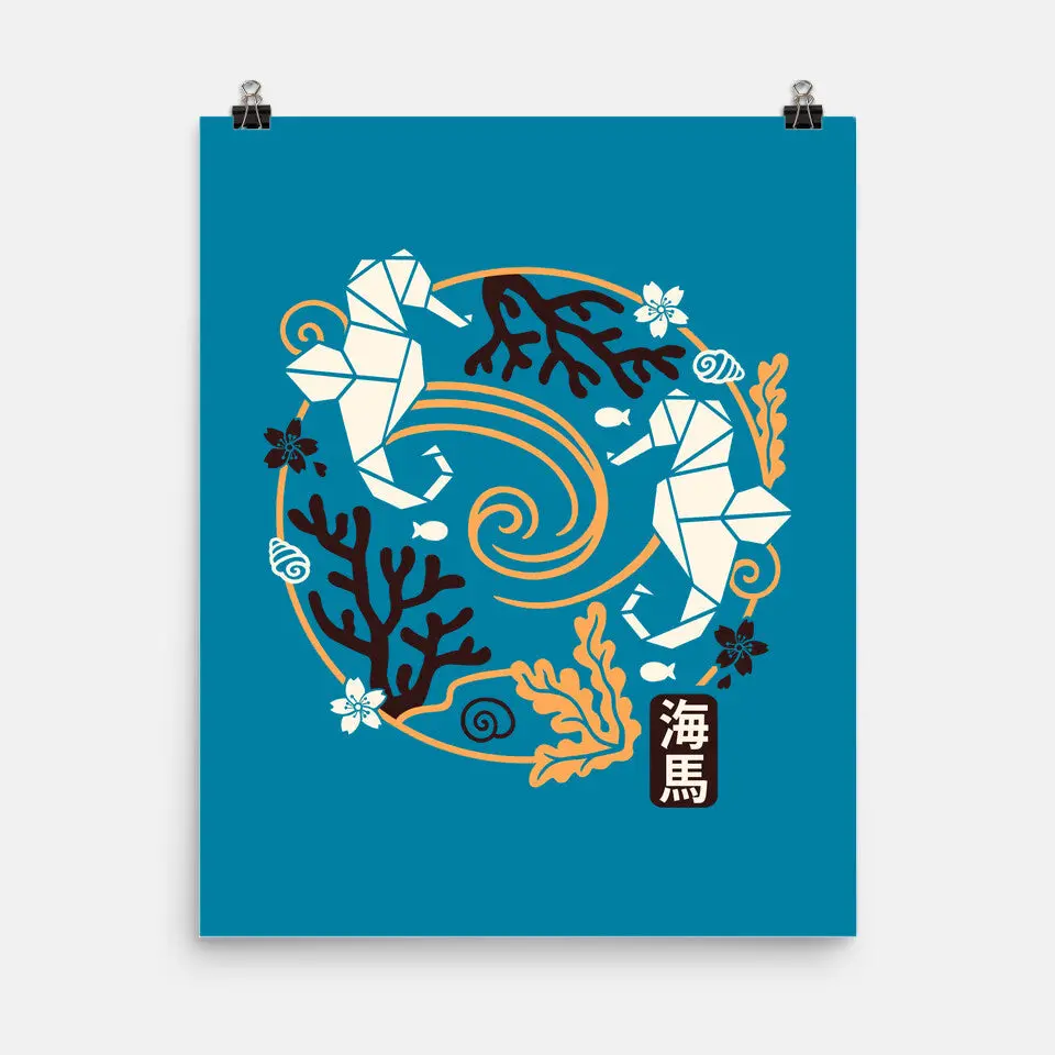 Origami Seahorse 8