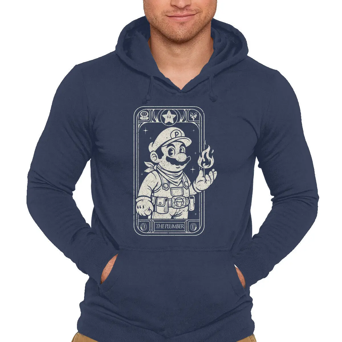 Plumber-Themed Unisex Pullover Sweatshirt - Image 4