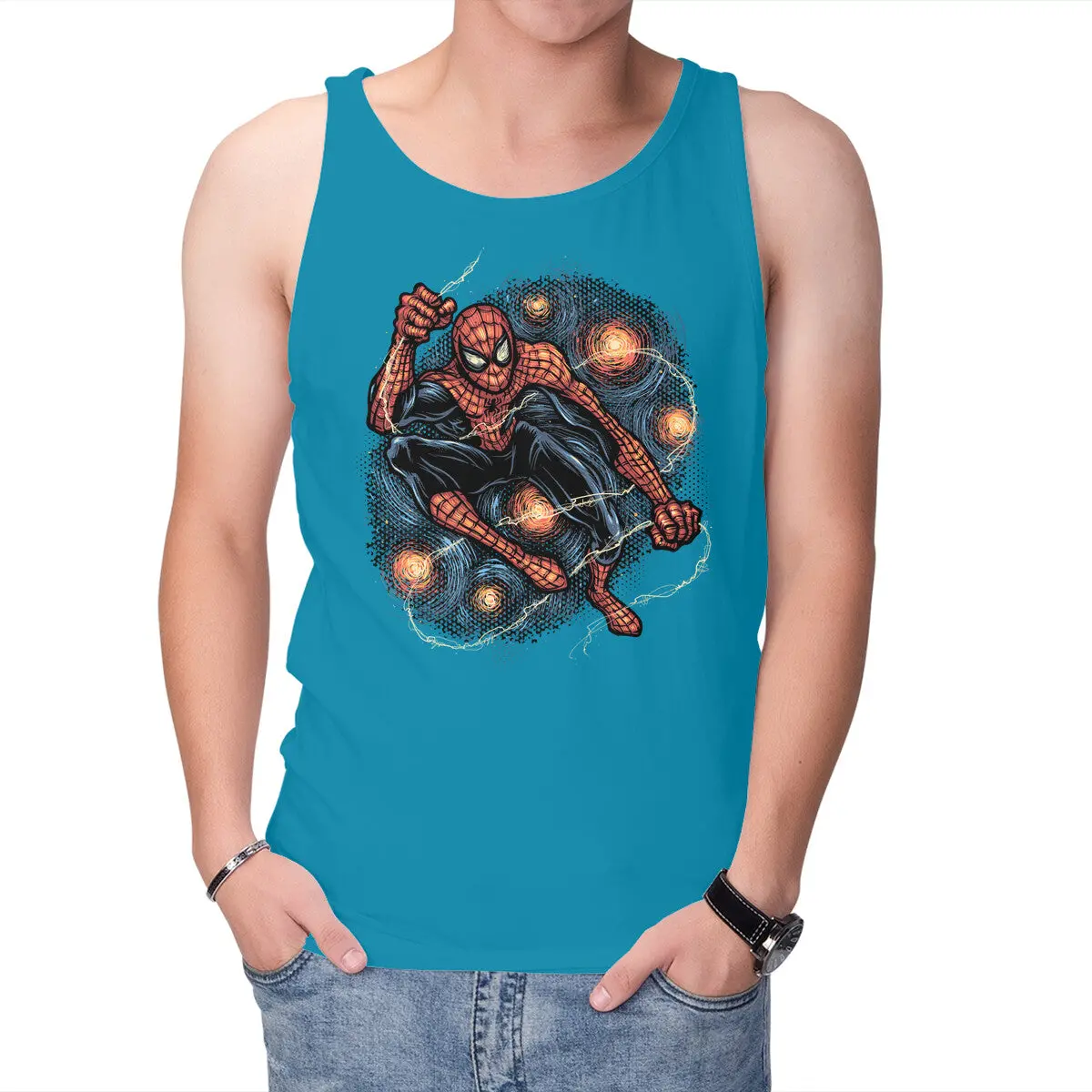 Starry Night Graphic Tank Top - Image 10