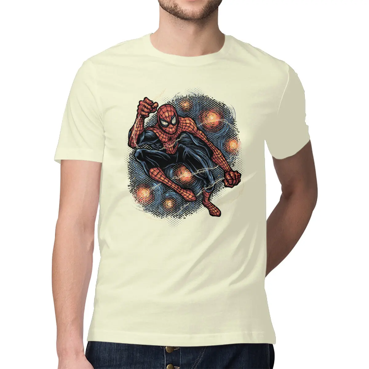 Premium Starry Night Graphic T-Shirt for Men - Image 17