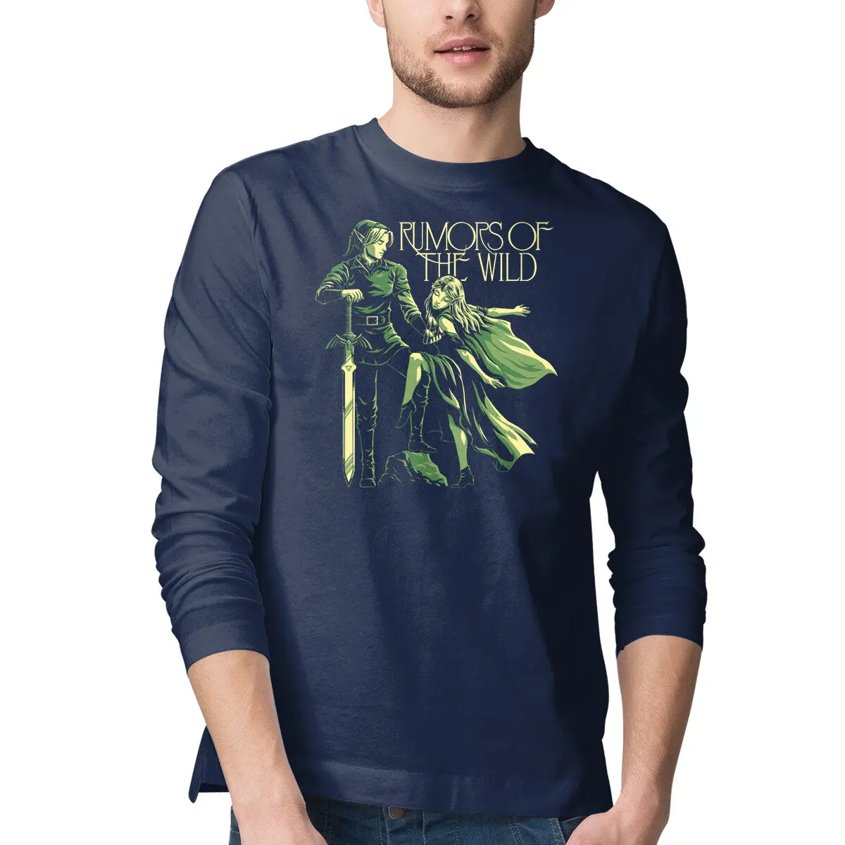 Elf Game-Inspired Long-Sleeve T-Shirt for Men - Image 4