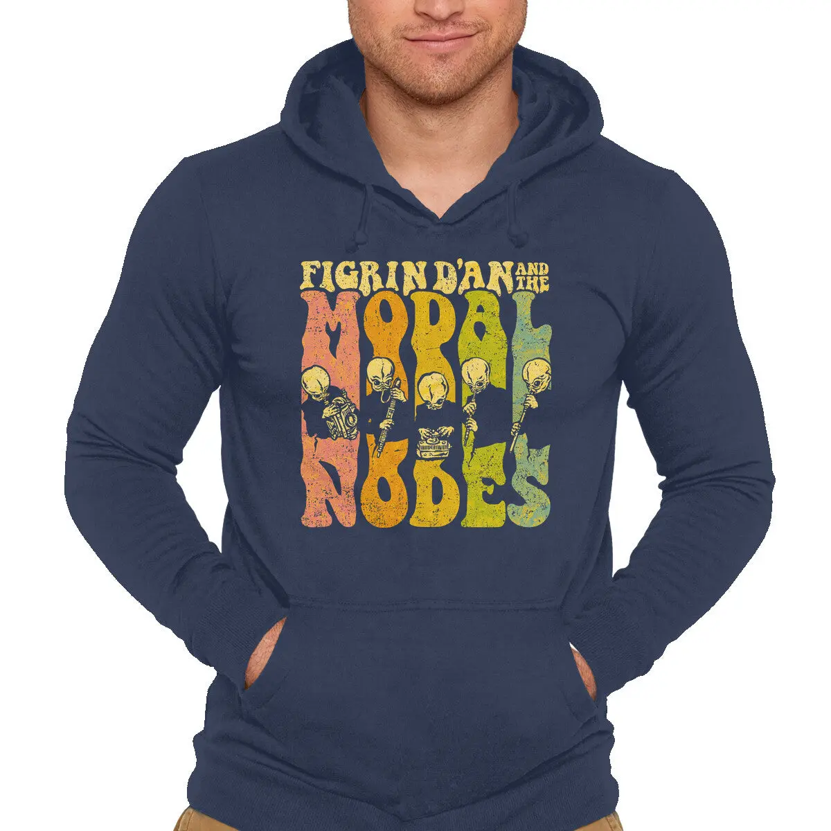 Modal Nodes Unisex Pullover Sweatshirt - Image 4