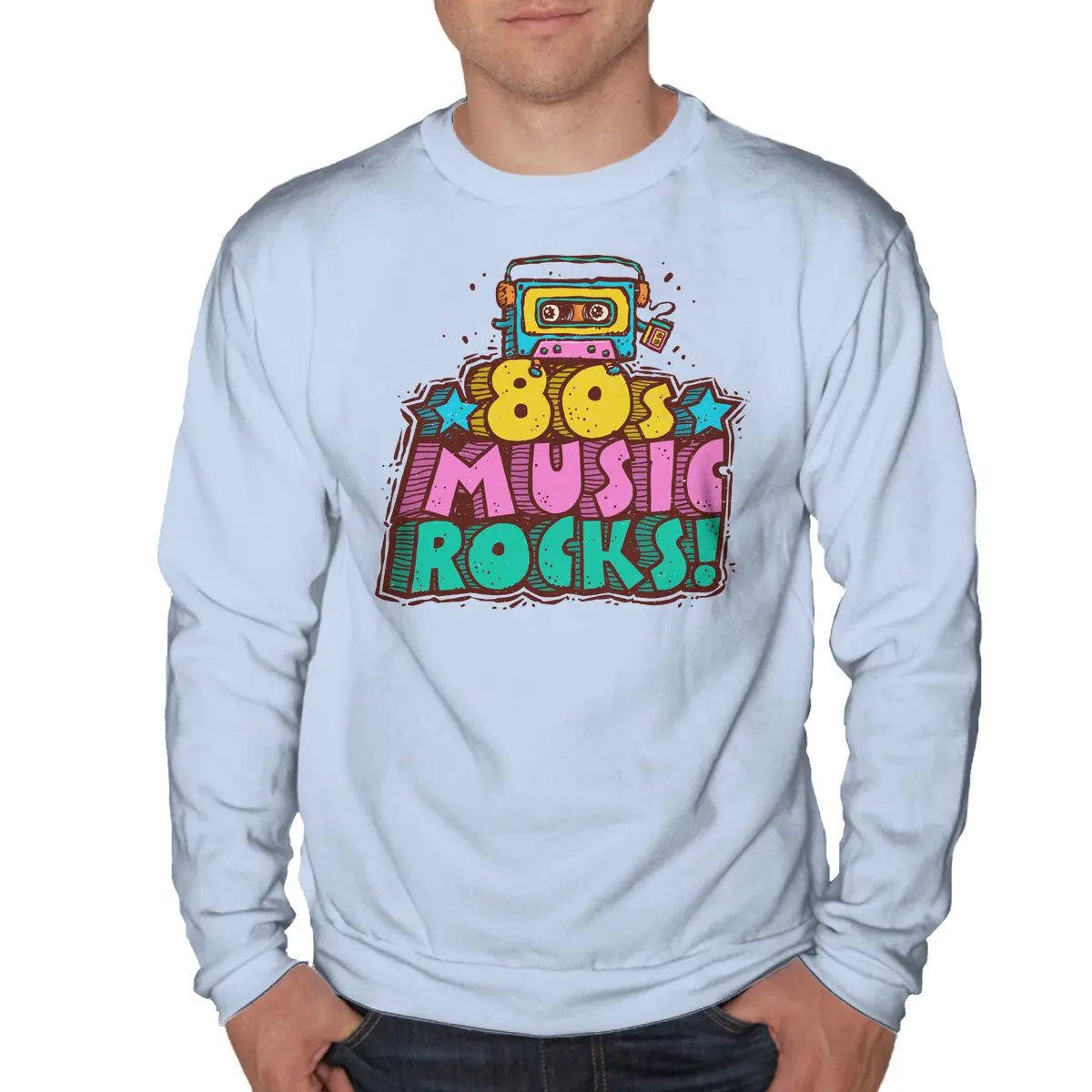 Retro 80s Music Sweatshirt for Everyone - Image 4