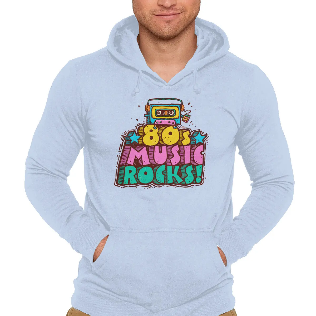 Retro 80s Music Pullover Sweatshirt - Image 4