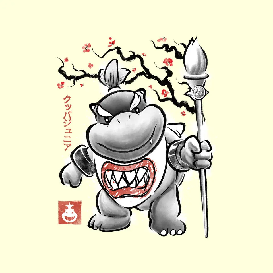 Prince Koopa Sumi-E 12