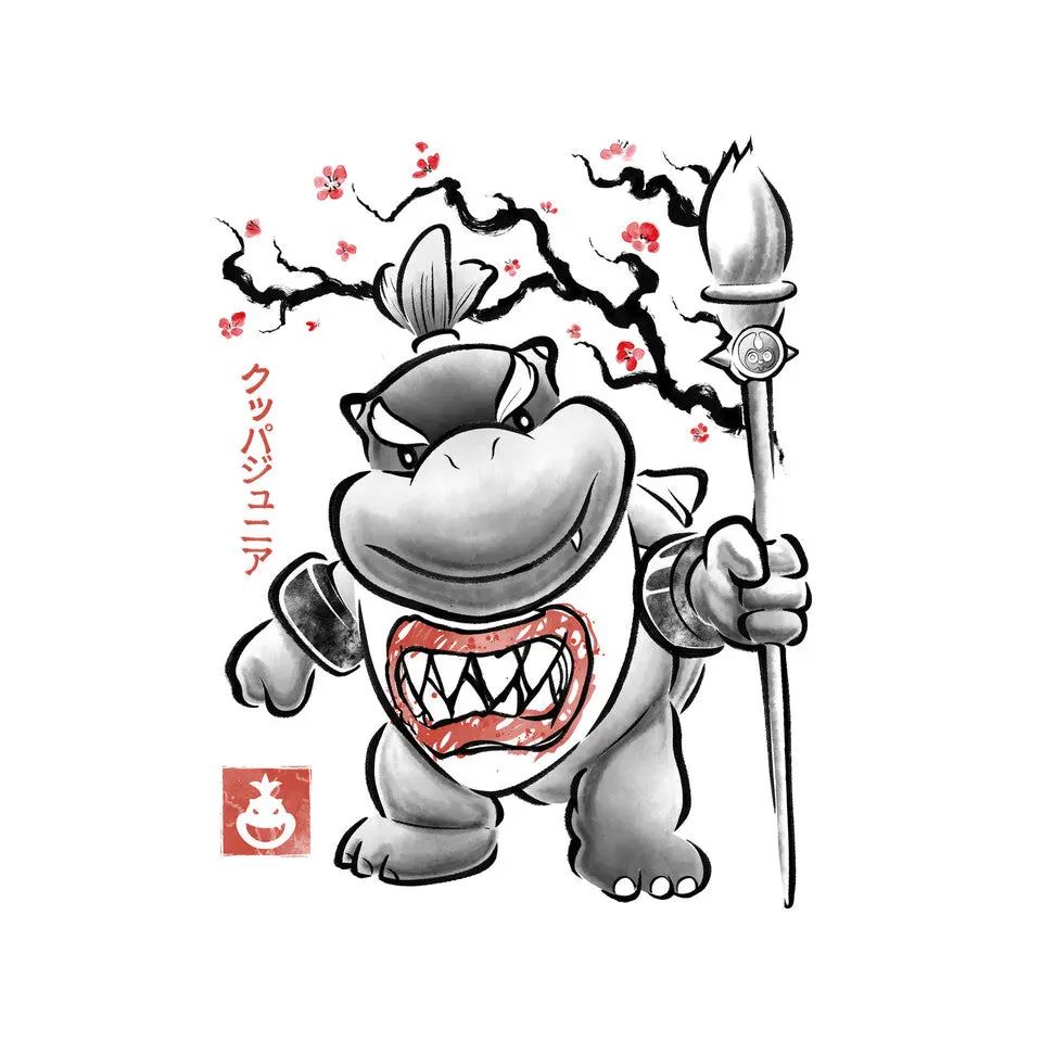 Prince Koopa Sumi-E 4