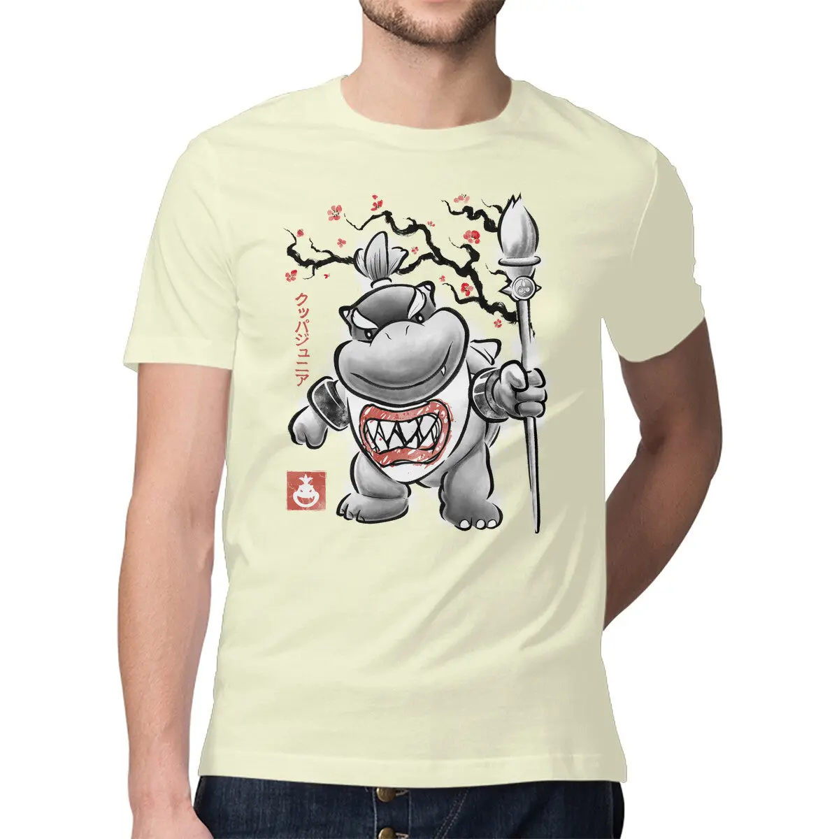 Premium Prince Koopa Sumi-E T-Shirt for Men - Image 9