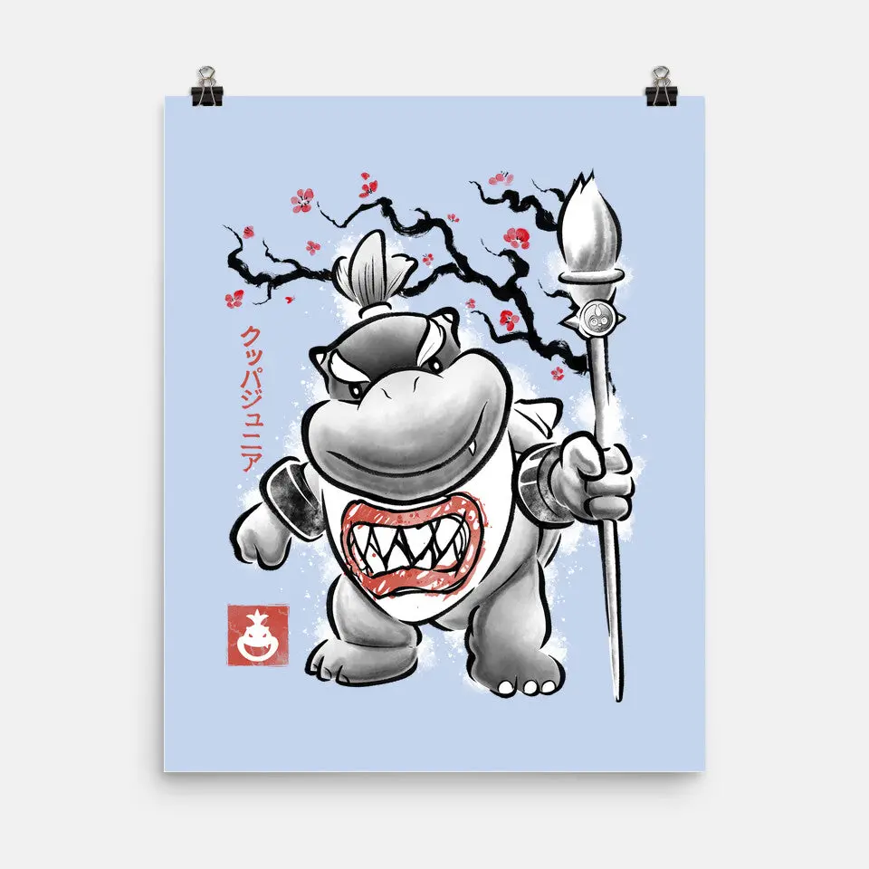 Prince Koopa Sumi-E 5
