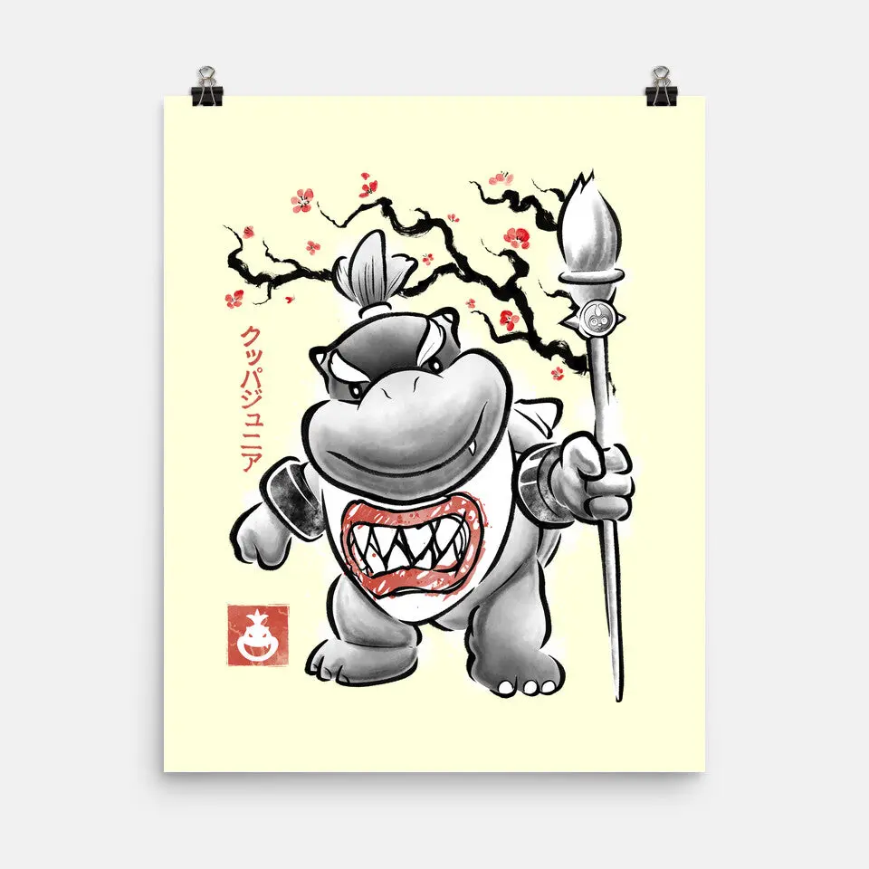 Prince Koopa Sumi-E 8