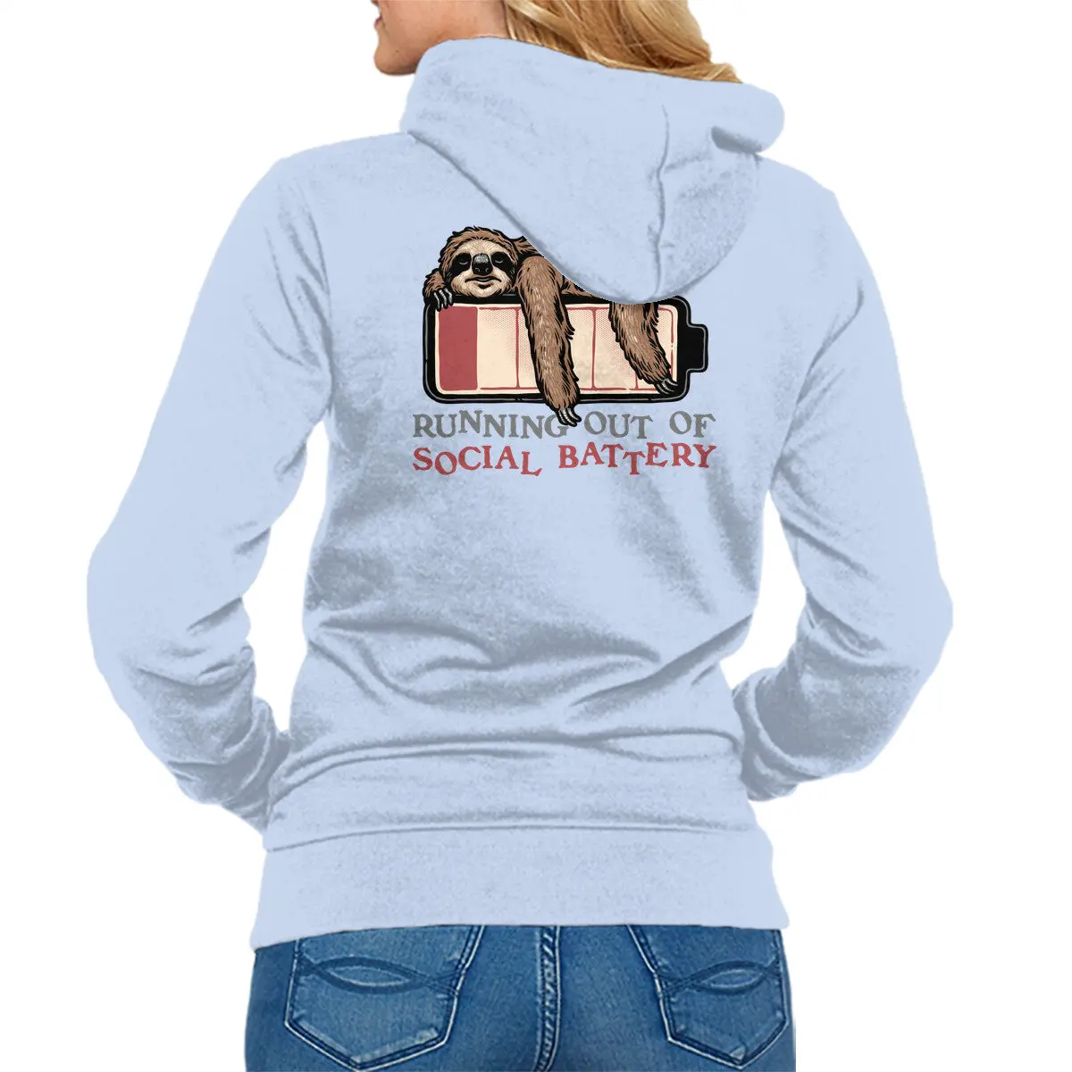 Social Battery Low Sweatshirt - Image 10