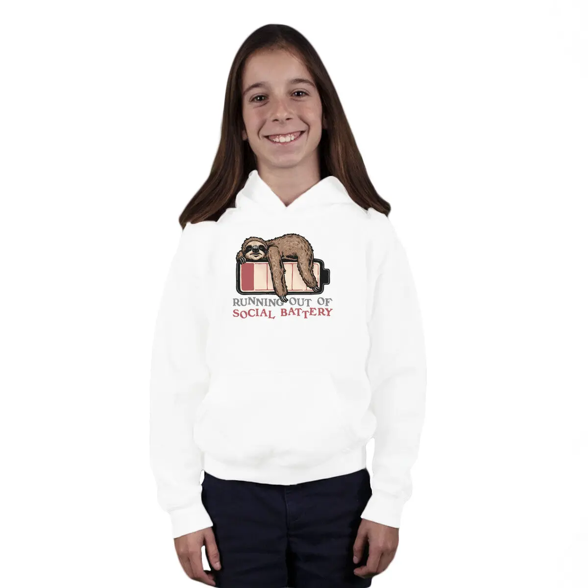 Low Social Energy Sweatshirt for Teens - Image 7