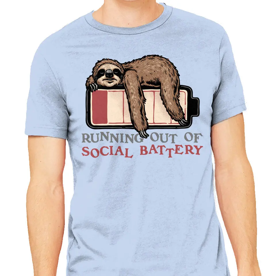 Social Battery Depleted Tee - Image 13