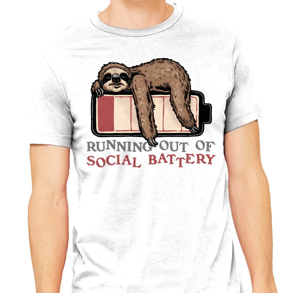 Social Battery Depleted Tee - Image 9
