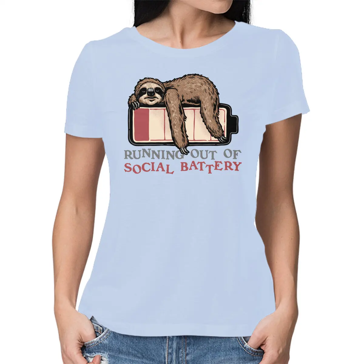 Low Social Battery Women's Basic Tee - Image 13