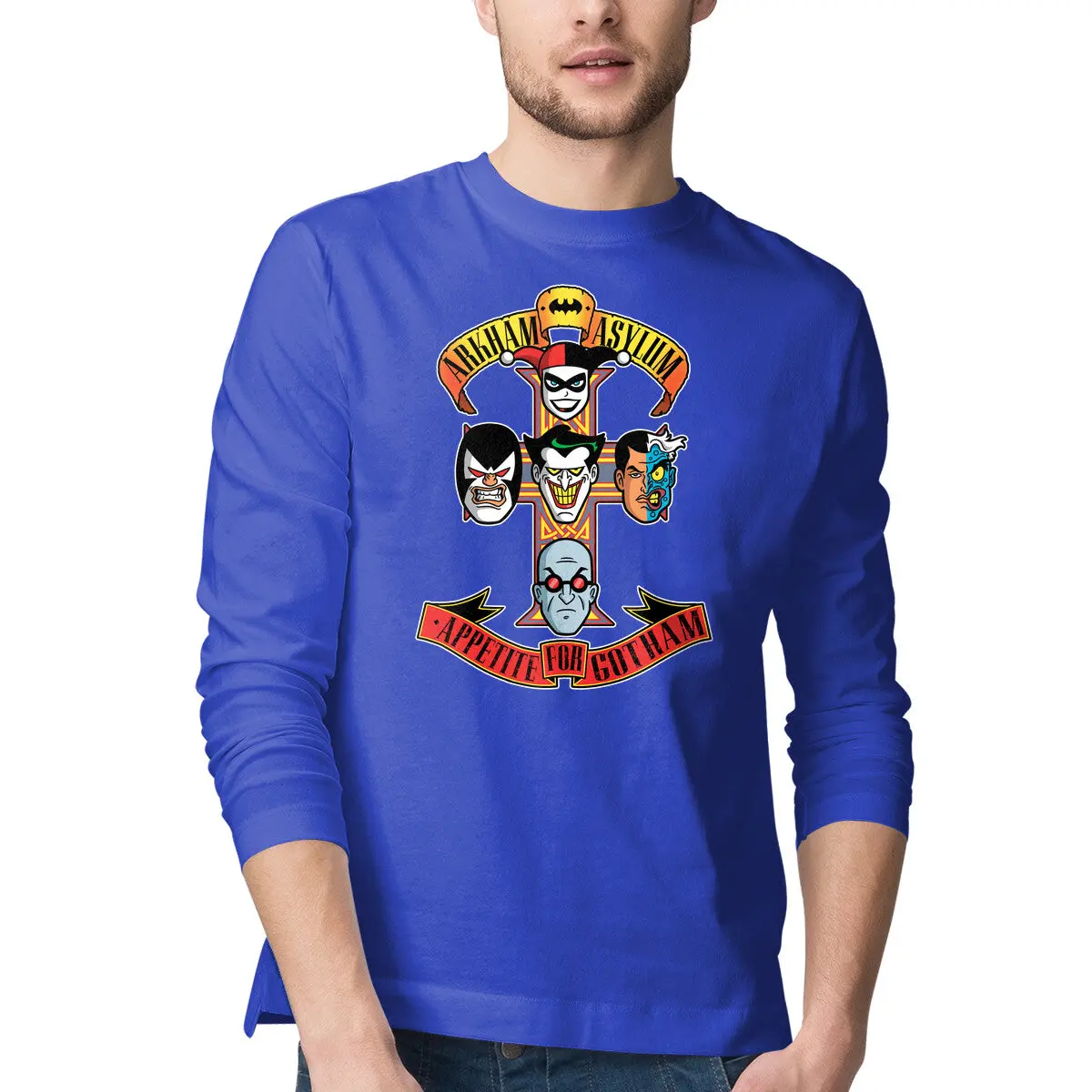 Gotham-Inspired Long-Sleeve Graphic Tee - Image 7