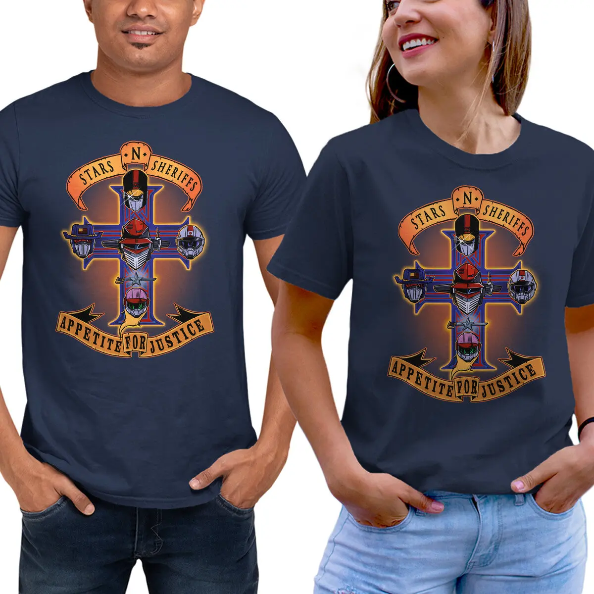 Stars & Sheriffs Unisex Basic T-Shirt - Image 5