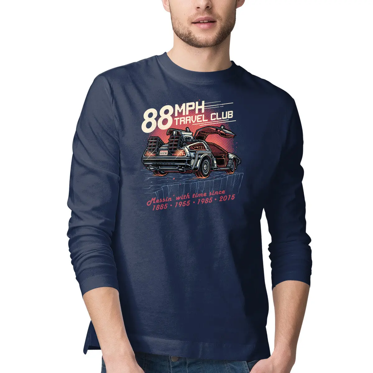 88MPH Travel Club Long-Sleeve Tee - Image 4