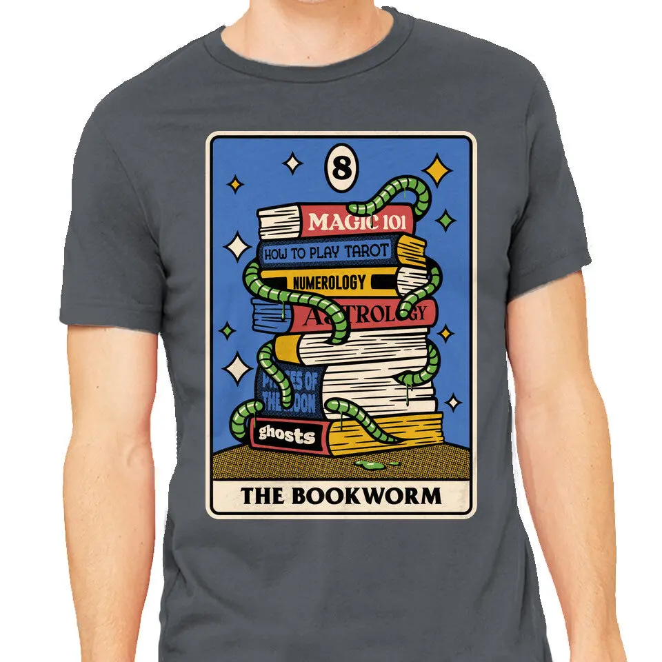 Bookworm Tarot T-Shirt for Men - Image 9