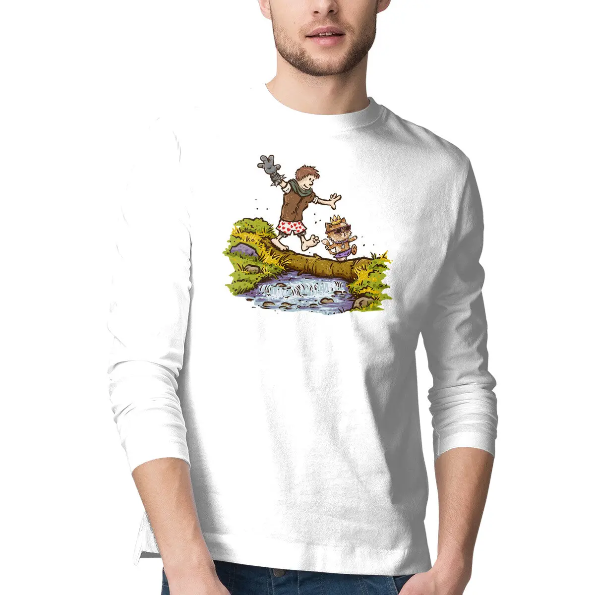 Carl and the Princess Graphic Long-Sleeve T-Shirt - Image 7