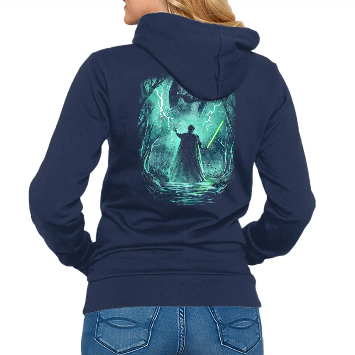 Jedi Knight Zip-Up Sweatshirt - Image 4