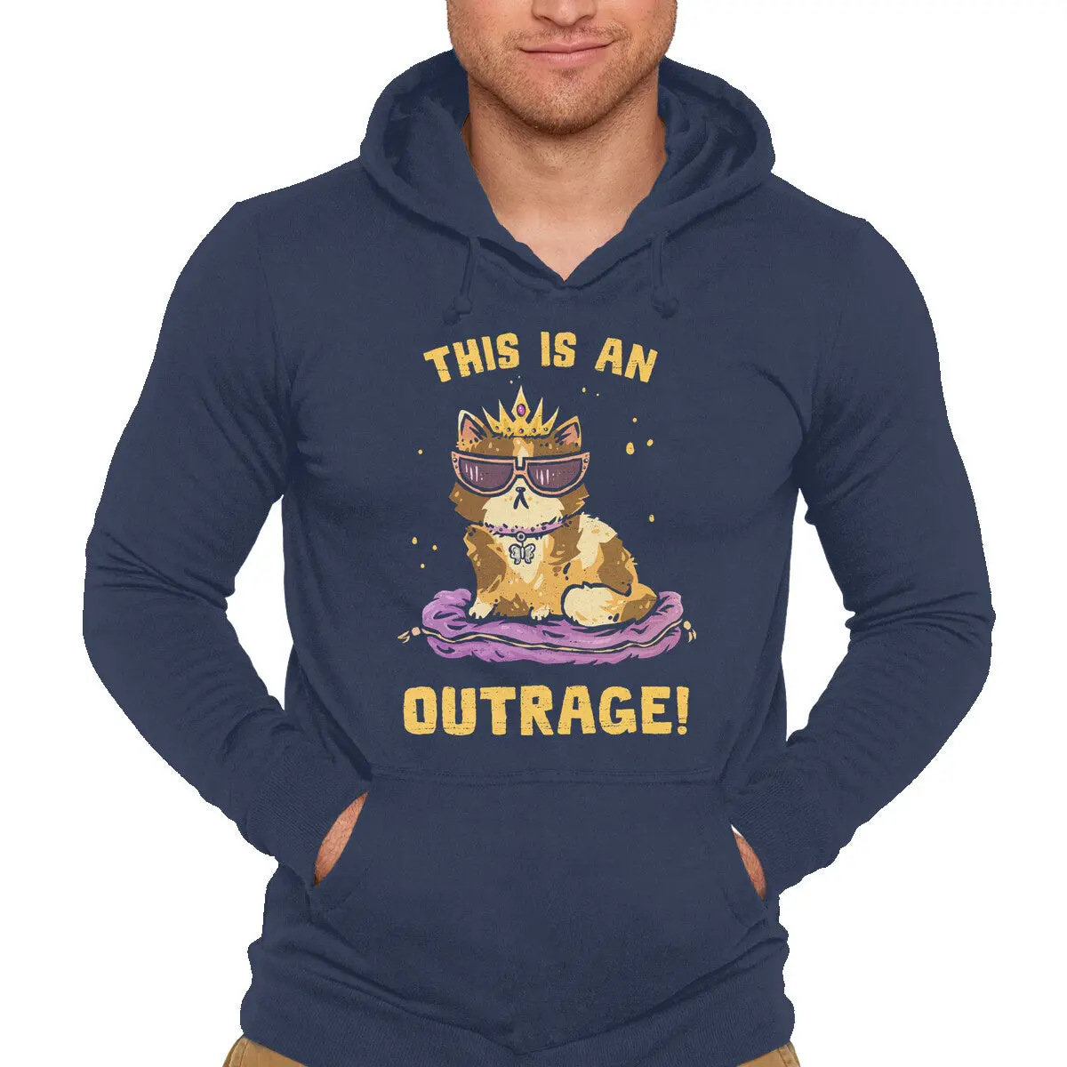 Outrage-Themed Unisex Pullover Sweatshirt - Image 4