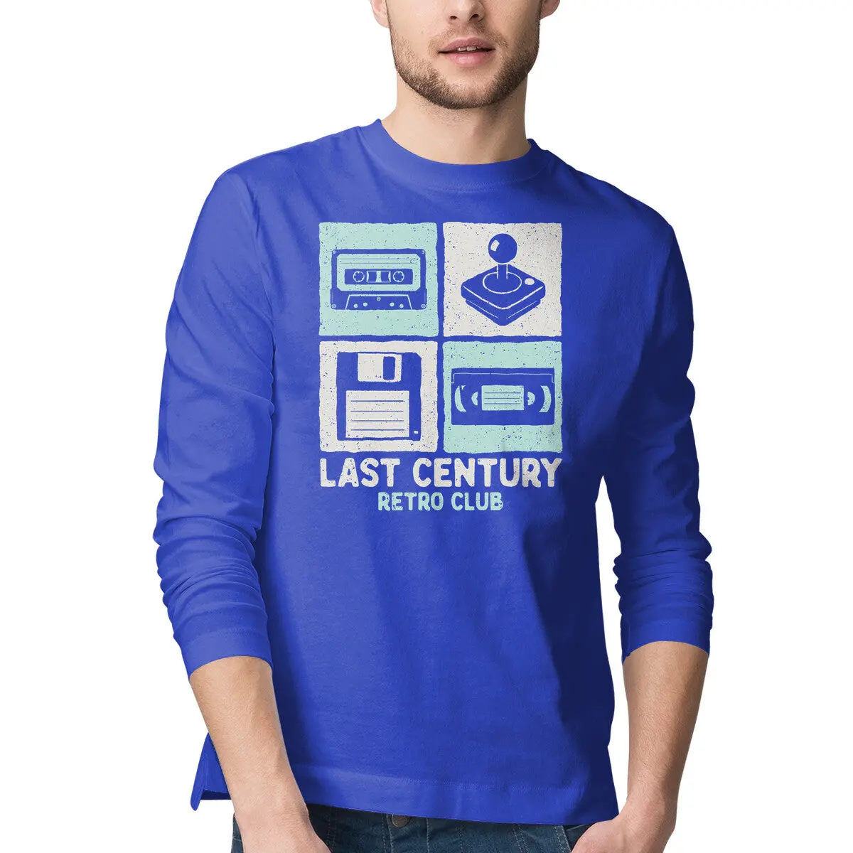 Vintage Club-Inspired Long-Sleeve Men's Tee - Image 7