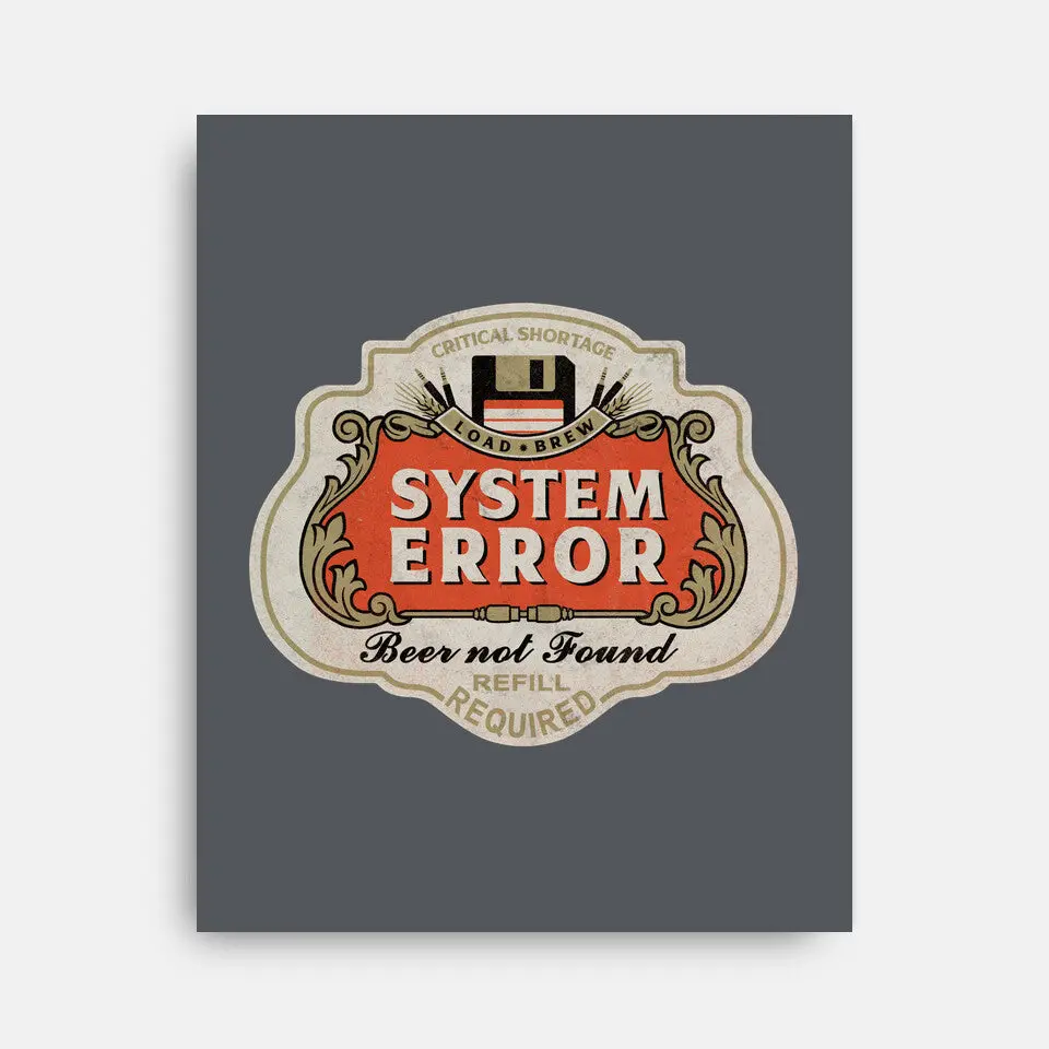 System Error Beer Not Found 8
