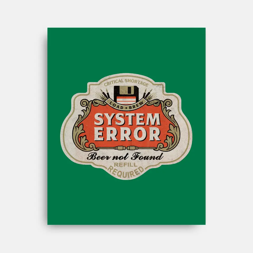 System Error Beer Not Found 11