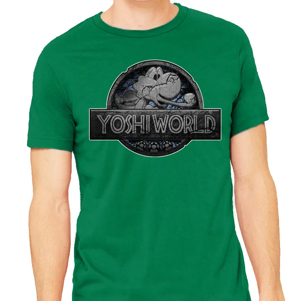 Green Dino World T-Shirt - Image 13