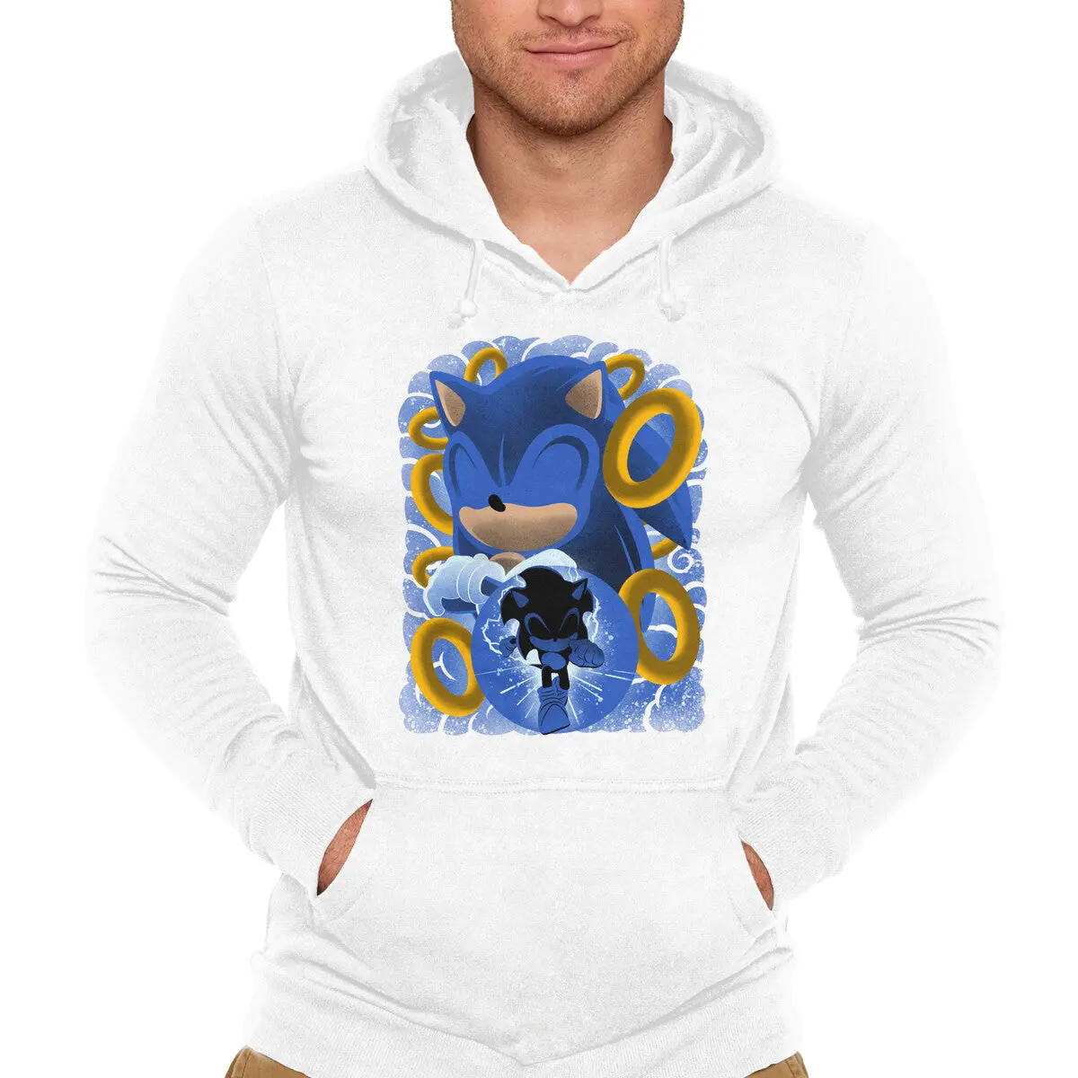 Blue Hedgehog Pullover Sweatshirt - Image 7
