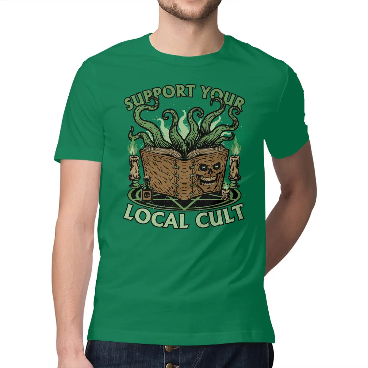 Necronomicon-Inspired Cultist T-Shirt - Image 17